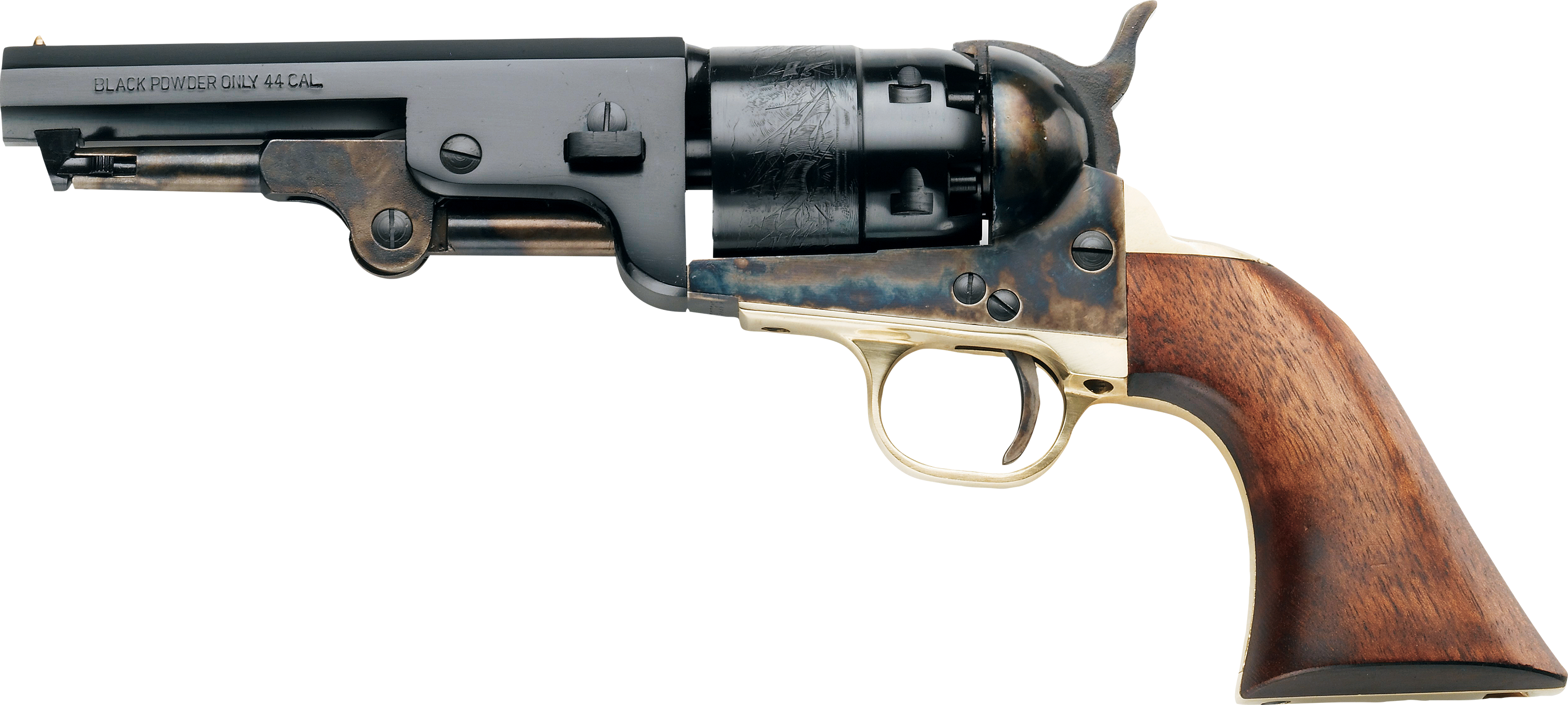 Pietta Model 1851 Navy Yank Sheriff Steel .44 Cal. Black-Powder ...